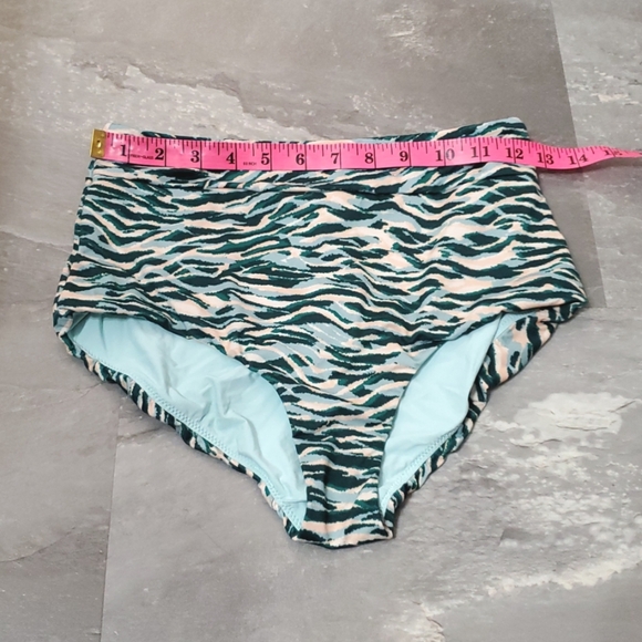 NWOT Seafolly Wild At Heart High Waisted Full Coverage Bikini Bottom. 6US - Picture 5 of 11